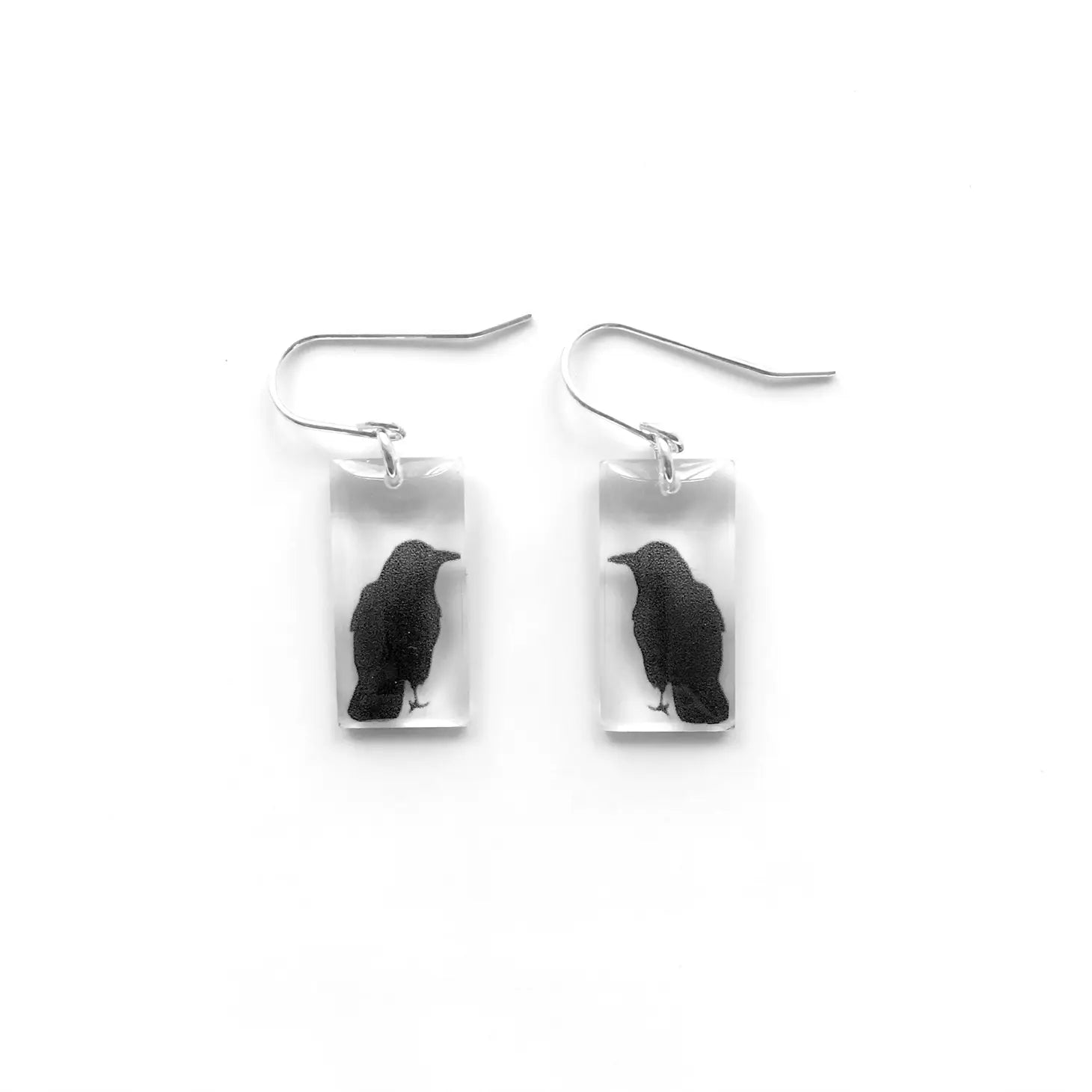 Small Crow Earrings